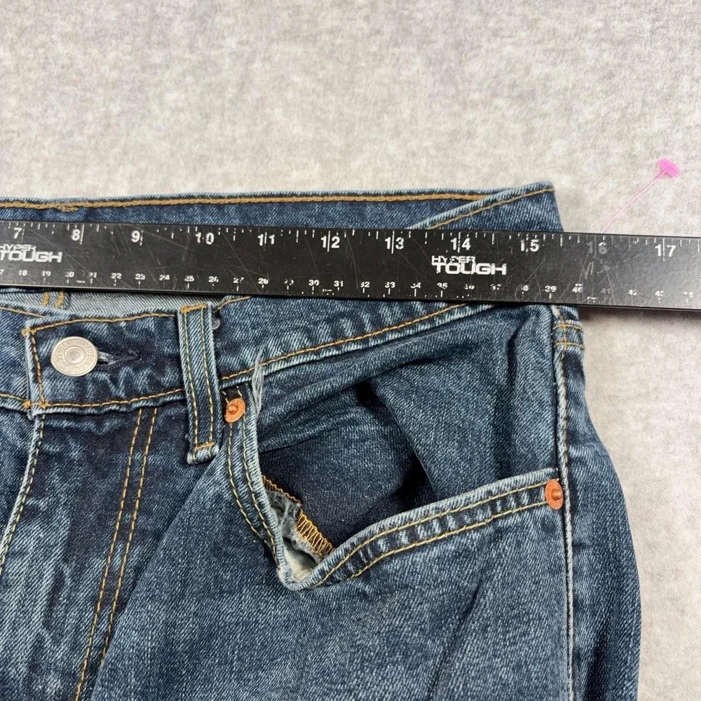 Levis 527 Jeans Mens 32x31 Blue Bootcut Medium Wash Denim WaterLess Pants